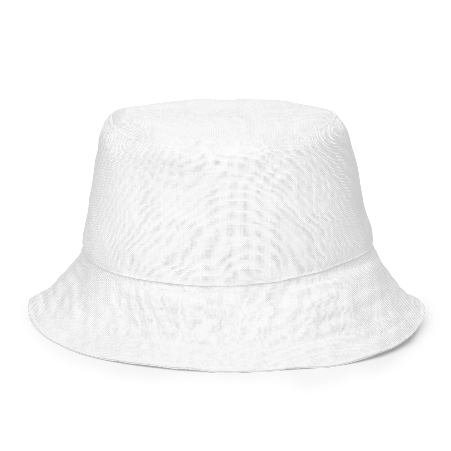 White Reversible Bucket Hat