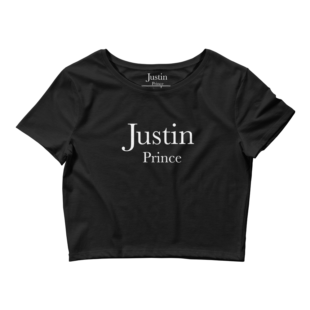 Justin Prince Women’s Black Crop Top