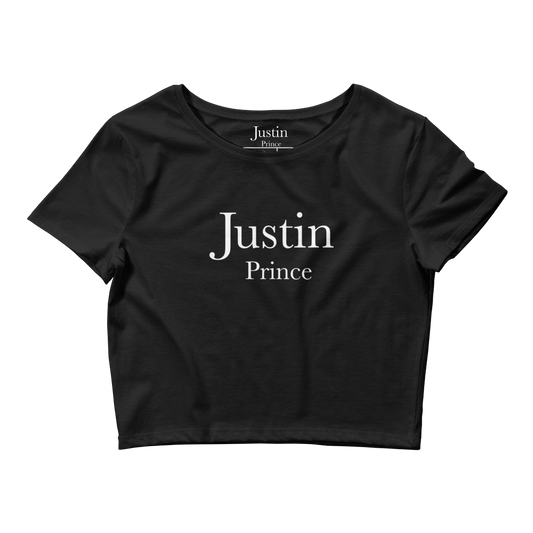 Justin Prince Women’s Black Crop Top